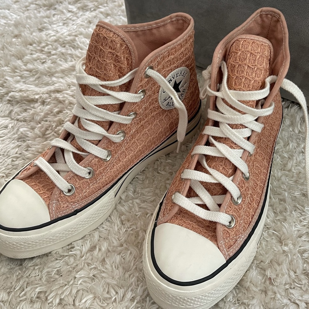 Raffia Platform Chuck Taylor All Star - size 7
